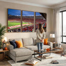 Wisconsin Badgers Football Team Print - Madison Camp Randall