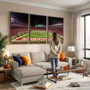 Wisconsin Badgers Football Team Print Canvas- Madison Camp