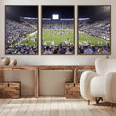 Brigham Young University Cougars Football Print Canvas -