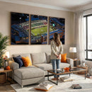University of North Texas Mean Green Football Artwork,