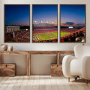 Wolfpack Football Team Wall Art Print - Raleigh