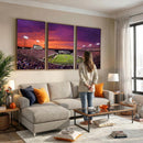 East Carolina University Pirates Football Print Canvas-