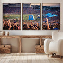 University of Kansas Jayhawks Football Team Art Print - by MyGreatCanvas | Canvas Wall Art Prints | Photo Prints & Wall Decor