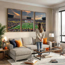 University of Michigan Wolverines Print Canvas, Football