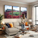 Cincinnati Bearcats Football Team Print - Nippert Stadium Wall Art Canvas Print
