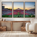 NC State Wolfpack Football Team Print Wall Art - Raleigh