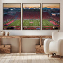 Arizona Wildcats Football Team Print - Tucson Arizona by MyGreatCanvas | Canvas Wall Art Prints | Photo Prints & Wall Decor