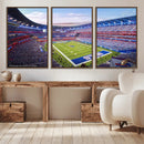 Buffalo Bills Football Team Print Canvas - Buffalo Highmark by MyGreatCanvas | Canvas Wall Art Prints | Photo Prints & Wall Decor