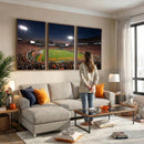 Clemson University Tigers Art Print, Football Team Print -