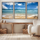Sea View From the Beach Canvas Print