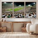Michigan State Spartans Football Canvas Print - East Lansing
