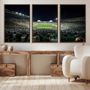 Framed Michigan State Spartans Football Team Print - East