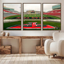 Texas Tech Red Raiders Football Team Print - Lubbock Jones by MyGreatCanvas | Canvas Wall Art Prints | Photo Prints & Wall Decor