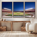 Rutgers Scarlet Knights Football Team Print - Piscataway SHI by MyGreatCanvas | Canvas Wall Art Prints | Photo Prints & Wall Decor