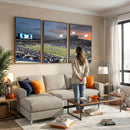 Memphis Tigers Football Team Print - Memphis Simmons Bank