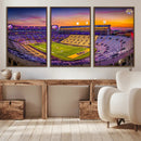 The Louisiana State University Tigers Football Team Print - by MyGreatCanvas | Canvas Wall Art Prints | Photo Prints & Wall Decor
