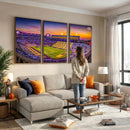The Louisiana State University Tigers Football Team Print -