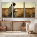 Jesus the Good Shepherd Wall Art Canvas Print -
