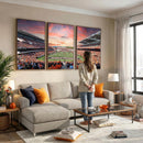 Oregon State Beavers Football Team Print - Corvallis Reser