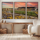 University of Wyoming Cowboys Football Team Print - Laramie by MyGreatCanvas | Canvas Wall Art Prints | Photo Prints & Wall Decor