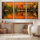 Forest Reflection Art | Autumn Forest Reflection Wall Art | by MyGreatCanvas | Canvas Wall Art Prints | Photo Prints & Wall Decor