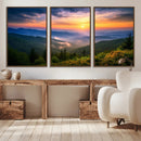 Majestic Mountain Sunrise Print | Landscape Wall Art | by MyGreatCanvas | Canvas Wall Art Prints | Photo Prints & Wall Decor