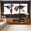 World Map Canvas Print – Detailed Map of the World Wall Art by MyGreatCanvas | Canvas Wall Art Prints | Photo Prints & Wall Decor