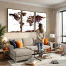 World Map Canvas Print – Detailed Map of the World Wall Art