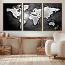World Map Wall Art Canvas Print – Framed Wall Art for by MyGreatCanvas | Canvas Wall Art Prints | Photo Prints & Wall Decor