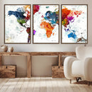 World Map Canvas Print – Framed Travel Map Wall Art for by MyGreatCanvas | Canvas Wall Art Prints | Photo Prints & Wall Decor