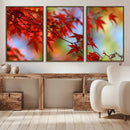 Red Leaves Autumn Forest Wall Art Canvas, Red Leaves Autumn by MyGreatCanvas | Canvas Wall Art Prints | Photo Prints & Wall Decor