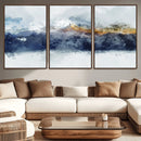 Abstract Mountain Range Art Canvas Print | 3 Panel by MyGreatCanvas | Canvas Wall Art Prints | Photo Prints & Wall Decor