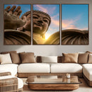 Buddha Statue and Daylight Wall Art, Buddha Statue Wall Art by MyGreatCanvas | Canvas Wall Art Prints | Photo Prints & Wall Decor