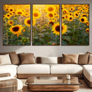 Sunflower Sunshine Wall Art Canvas Print by MyGreatCanvas | Canvas Wall Art Prints | Photo Prints & Wall Decor