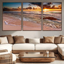 Sunset on Ocean Wall Art Canvas Print by MyGreatCanvas | Canvas Wall Art Prints | Photo Prints & Wall Decor