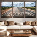 Recovery Road Wall Art Canvas Print