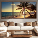 Sunset Palm Trees Wall Art Canvas Print by MyGreatCanvas | Canvas Wall Art Prints | Photo Prints & Wall Decor