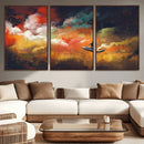 Surreal Space Adventure Canvas Wall Art – Dreamlike Abstract