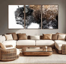 American Bison Wall Art Print – Majestic Buffalo Canvas