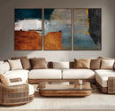 Modern Abstract Canvas Art Canvas Print - Framed and Ready