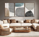 Canvas Print Wall Art Abstract Art Boho, Framed Boho Decor