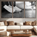 Ice Hockey Wall Art Canvas Print