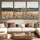 Abstract Wildflower Art Field Landscape Oil Painting Print,