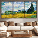 Wheatfield With Cypresses By Van Gogh Painting Wall Art