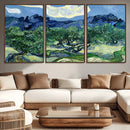 Olive Trees Van Gogh Wall Art Canvas Print