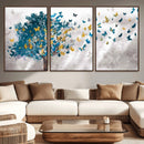 Tree Butterfly Abstract Tree and Butterfly Wall Art Canvas
