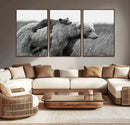 Bear and Cub Wall Art Canvas | 399 Bear Cub