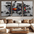 RedBull Formula 1 Canvas Wall Art Print
