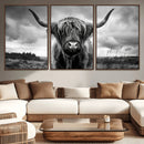 Scottish Cow Wall Art Canvas Print | Longhorn Wall Art | by MyGreatCanvas | Canvas Wall Art Prints | Photo Prints & Wall Decor