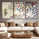 Banksy Wall Art - Banksy Girl Butterfly Graffiti Wall Art
